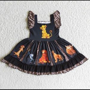 Girls Lion king twirl dress